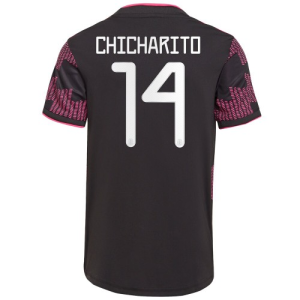 Mexiko Javier Hernandez 14 Heim Trikot Home 2021 - Kurzarm