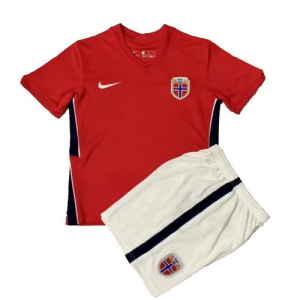 Norwegen Kinder Fußball Trikotsatz Home/Heimtrikot 2020 21 - Kurzarm