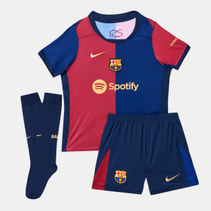 Günstige Fußballtrikots FC Barcelona kinder Heim Trikotsatz 2024/25