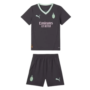 Günstige Fußballtrikots AC Milan kinder Ausweich Trikotsatz 2024/25