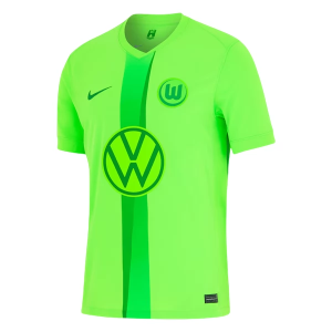 Günstige Fußballtrikots VfL Wolfsburg Heim Trikot Home 2024/25 - Kurzarm